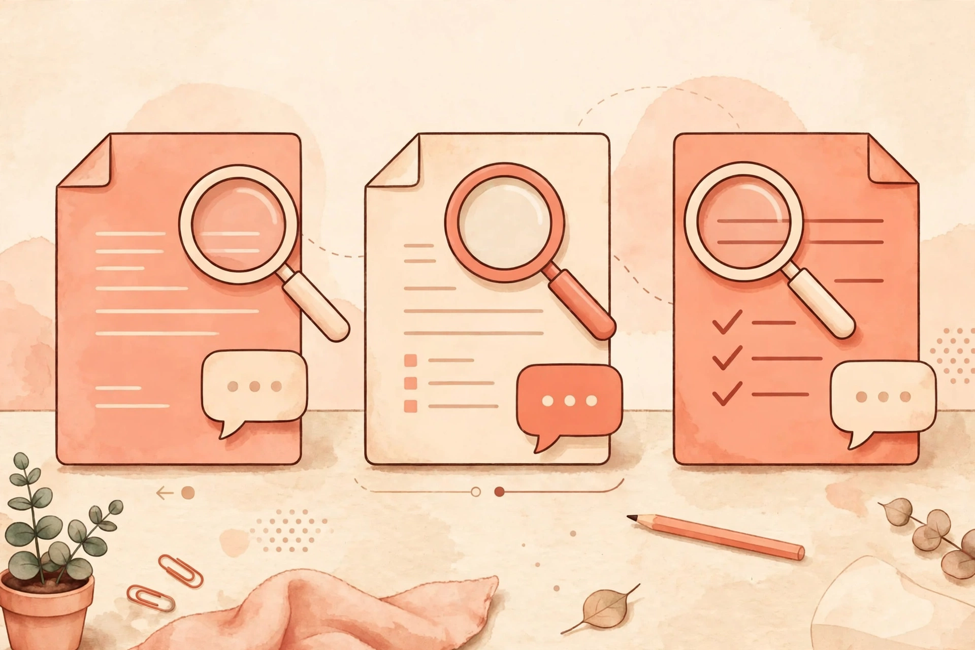 Comparing three AI PDF document tools